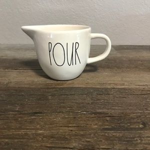 Rae Dunn Pour Creamer Large Letters